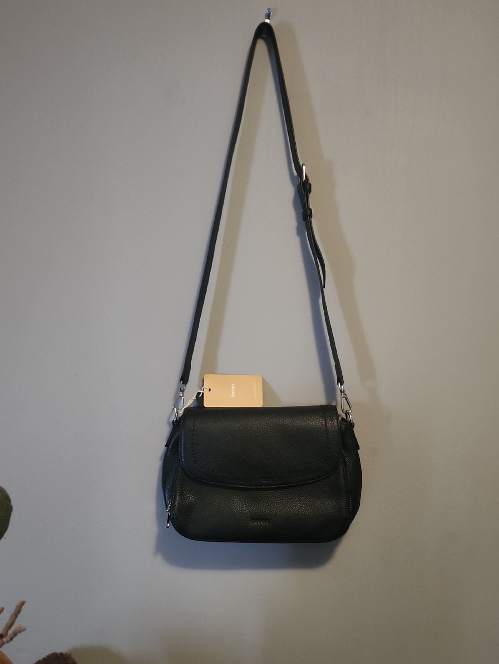 Classic Black Crossbody Flap Bag
